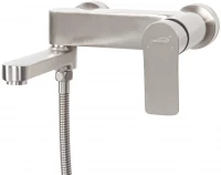 Смеситель для ванны с ручным душем Hansberge H4010 Никель